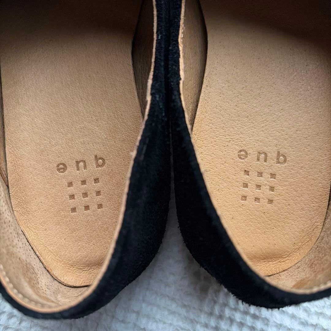 靴 que shoes Vibram plain / black velour