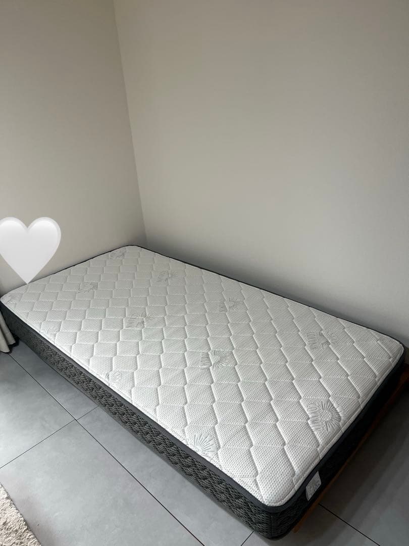 【横浜】ベッドフレーム&マットレス　すのこ　シングル