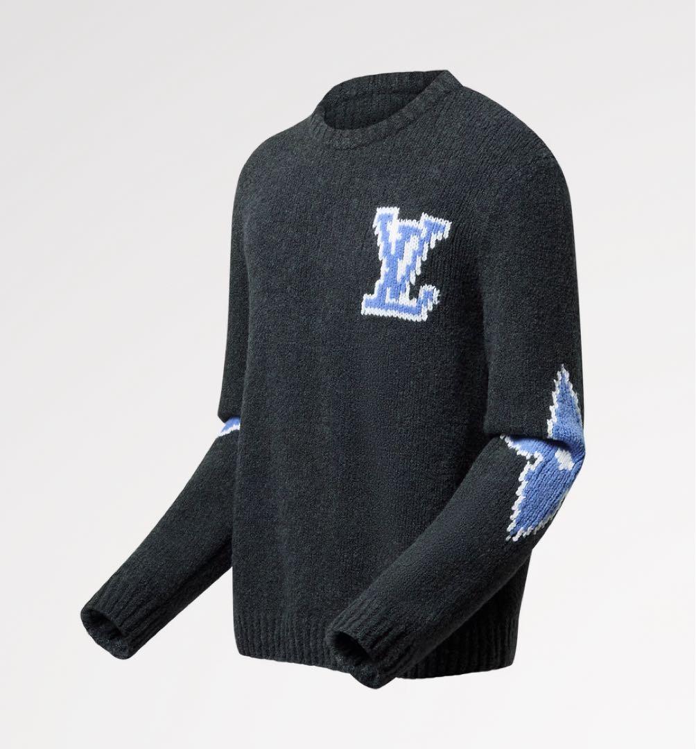 LOUIS VUTTON チャンキーウールブレンドニット　M