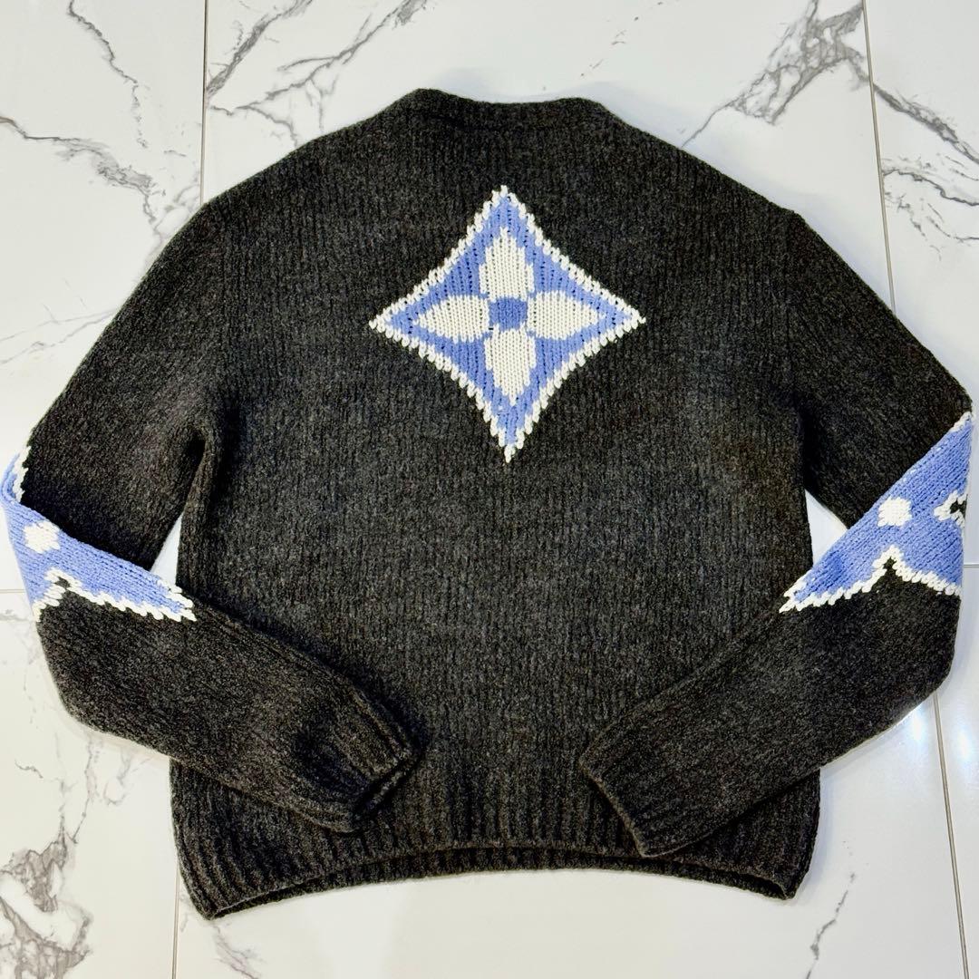 LOUIS VUTTON チャンキーウールブレンドニット　M