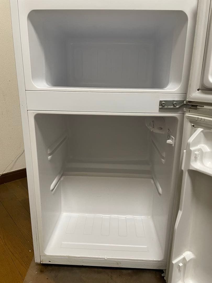 【最終値下げ】ホワイト 2ドア冷蔵庫 BR-85A-W 85L 2021年製