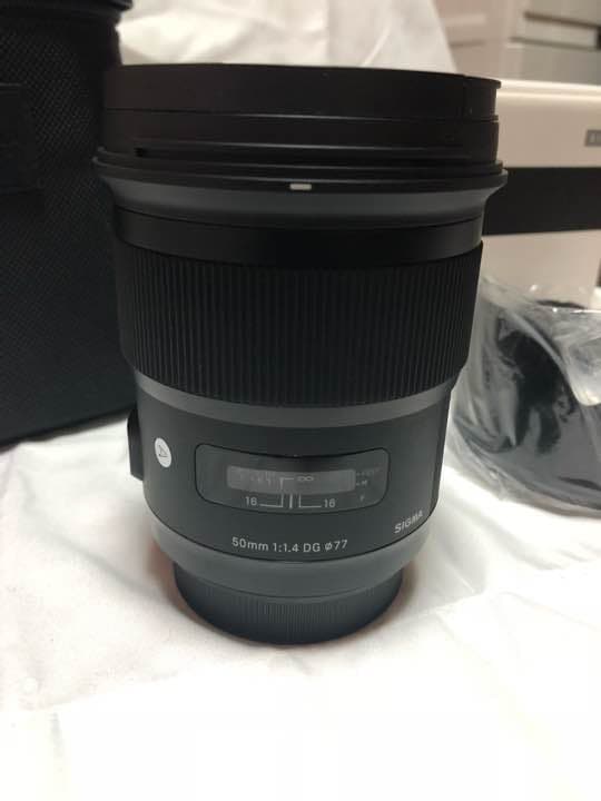 ソニー用 sigma 50mm f1.4 Art
