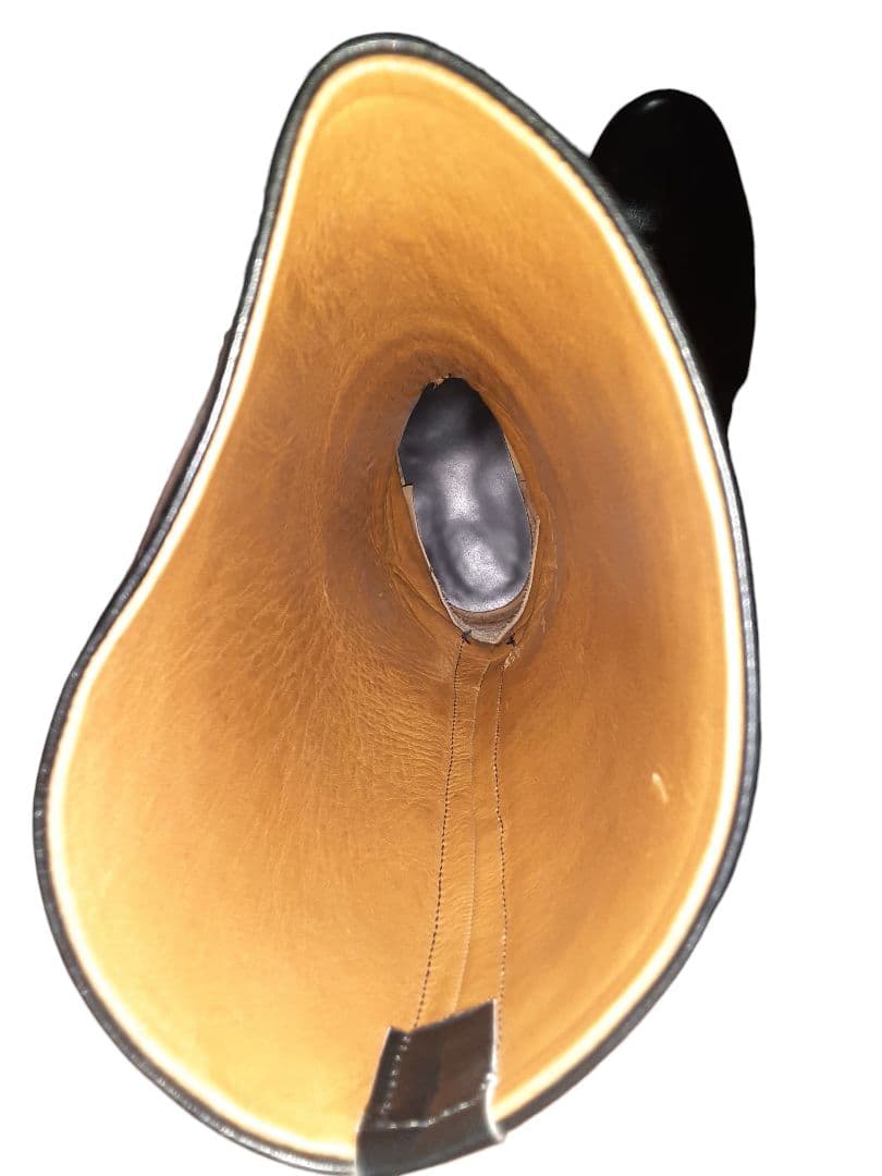 本革 ロングブーツ 特攻 旧車 警察 白バイ FINE DAINICHI 25