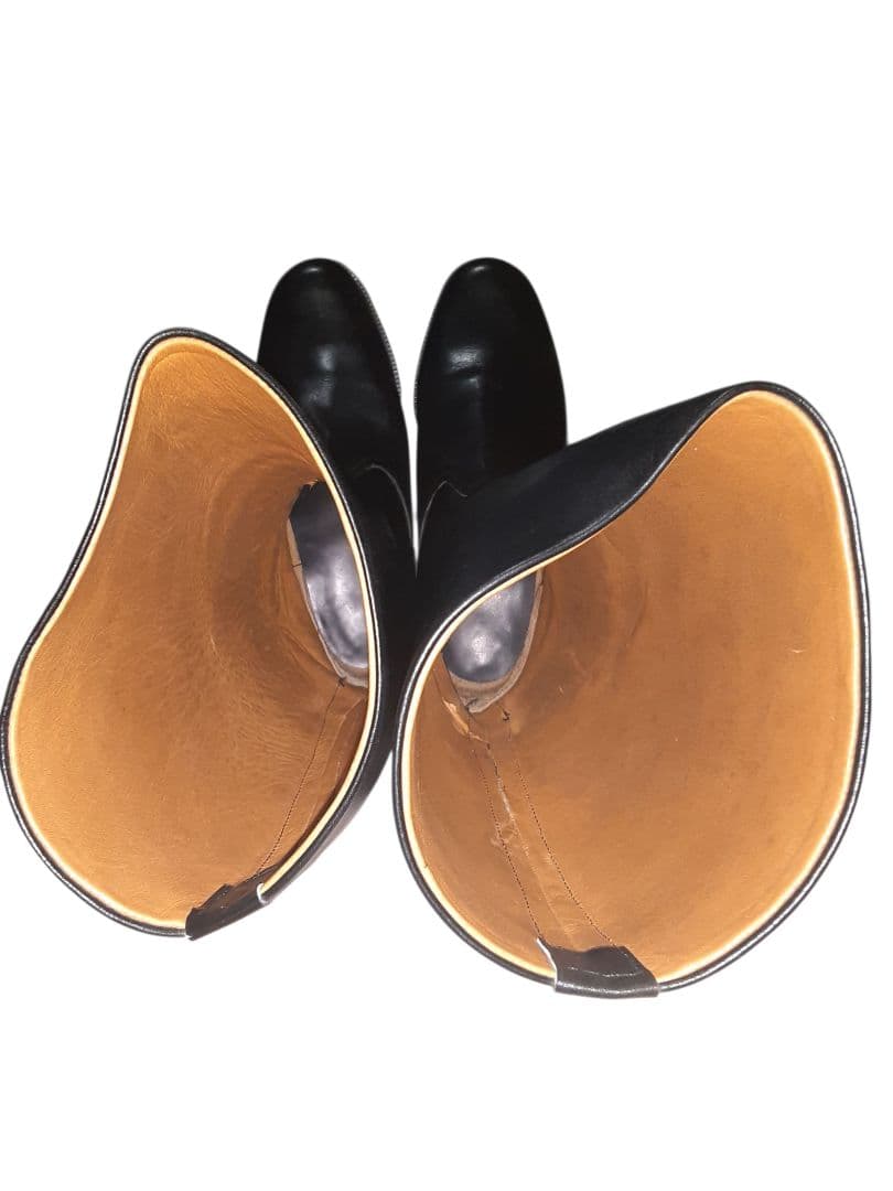 本革 ロングブーツ 特攻 旧車 警察 白バイ FINE DAINICHI 25