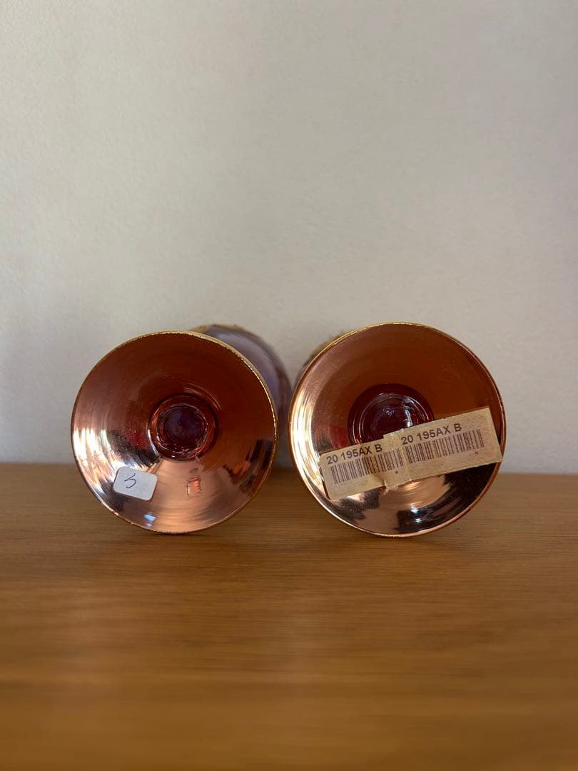 ベネチアングラス2個セット　イタリアで購入