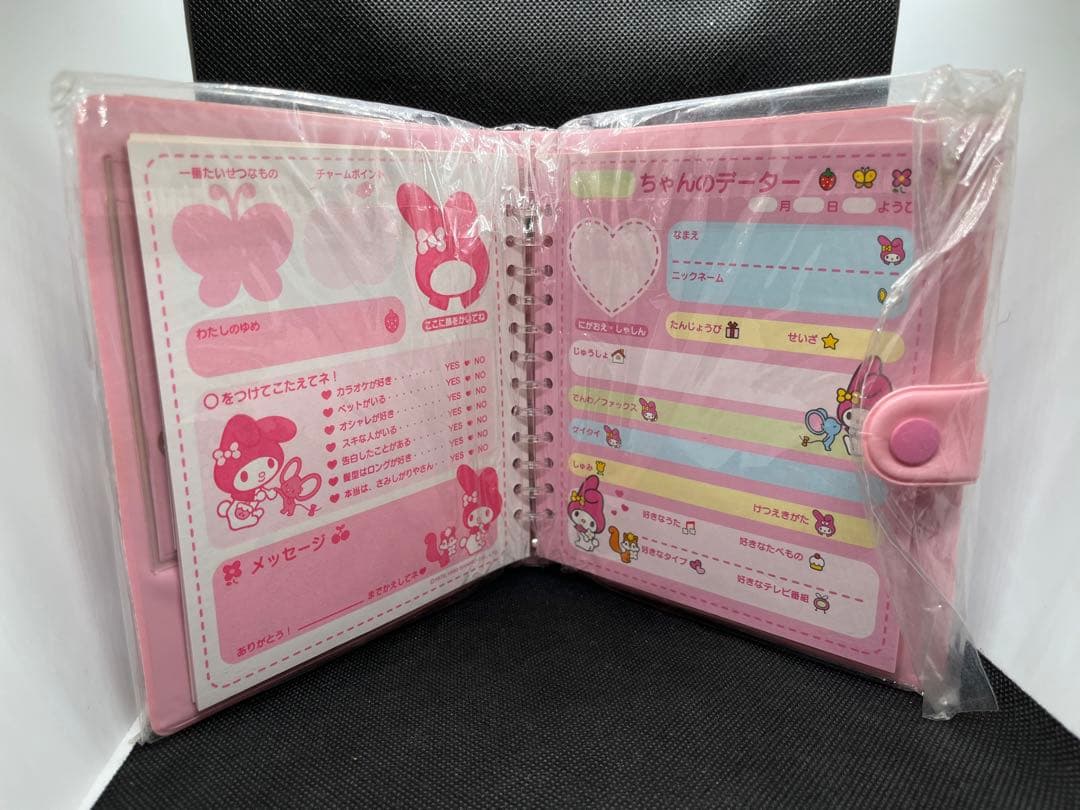 【新品未使用】マイメロディ サイン帳　プロフィール帳　レトロ