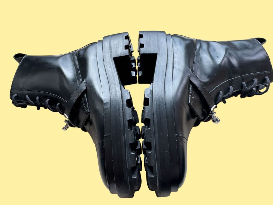 エルメス ショートブーツ ファンク 36(23cm) ケリー シルバー金具