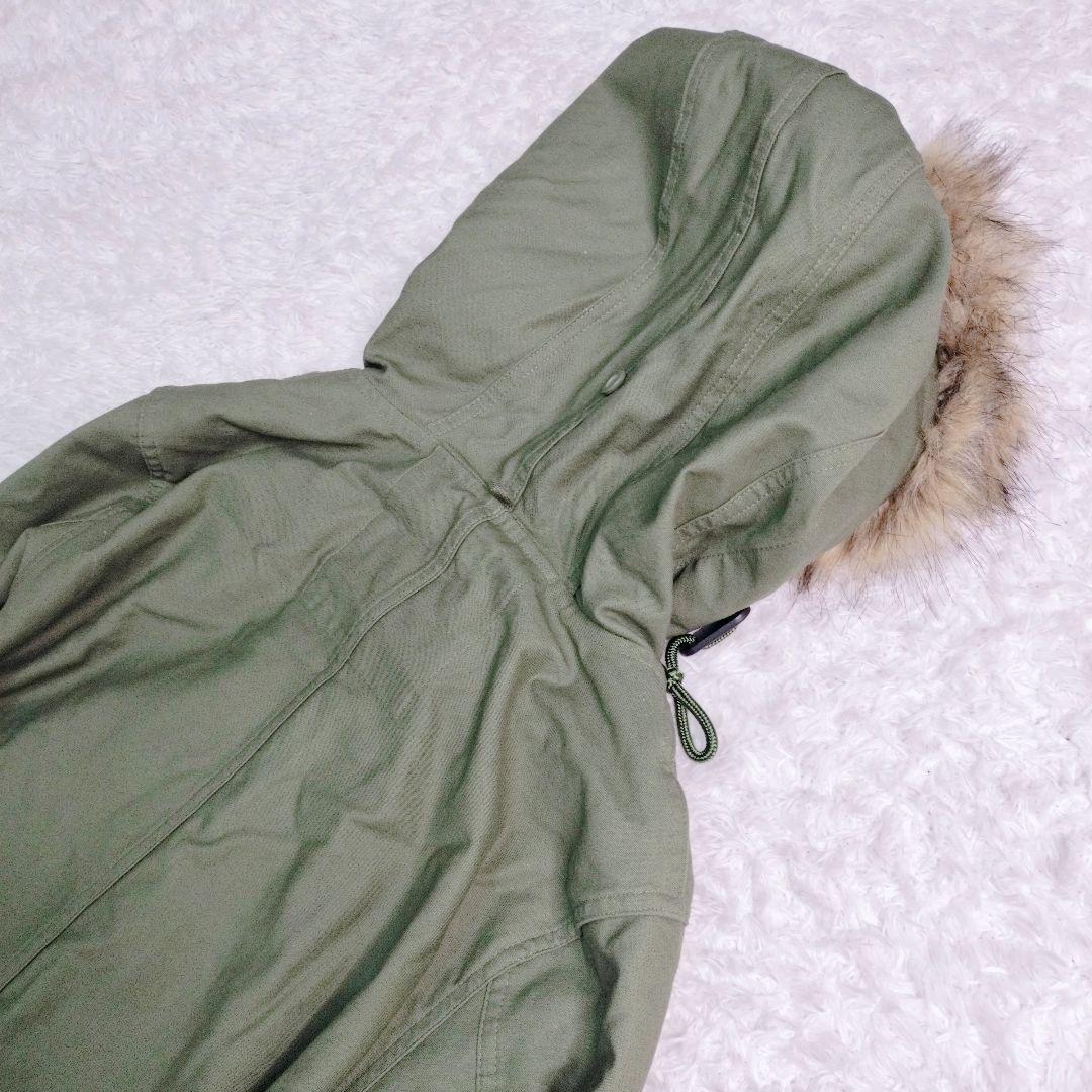 【美品】 フレッドペリー 5way 中綿　モッズコート　ロング　カーキ