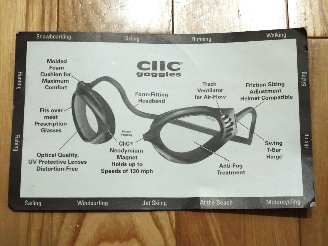 スーパーレア！ClIC 子供用ゴーグル UVカット 収納袋付き