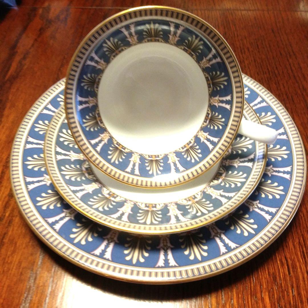 【美品】ウェッジウッド ベレスフォード ティーカップ＆プレート 2客セット