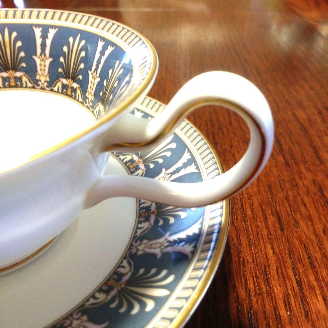 【美品】ウェッジウッド ベレスフォード ティーカップ＆プレート 2客セット