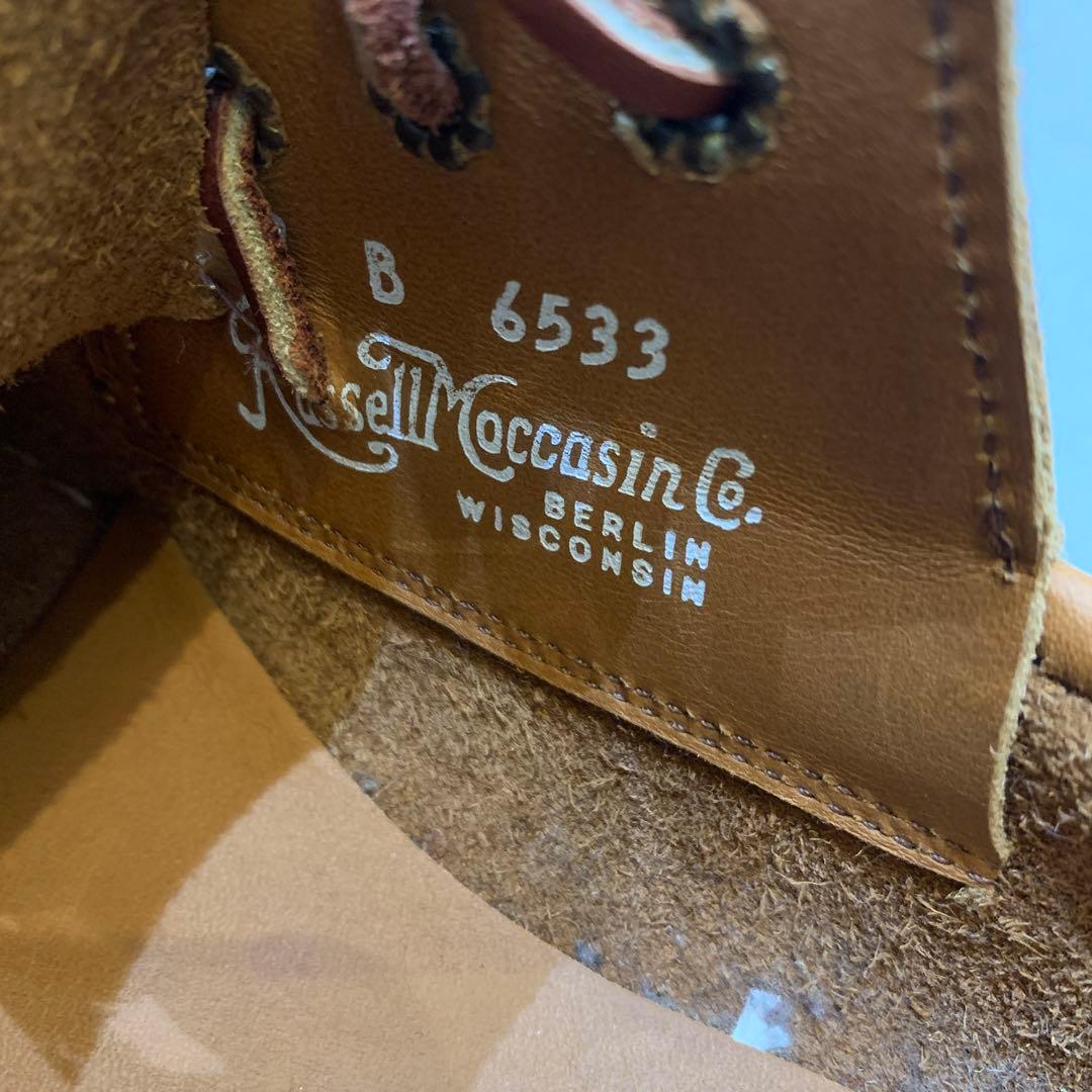 531962デッドストック☆Russell Moccasinデッキシューズ