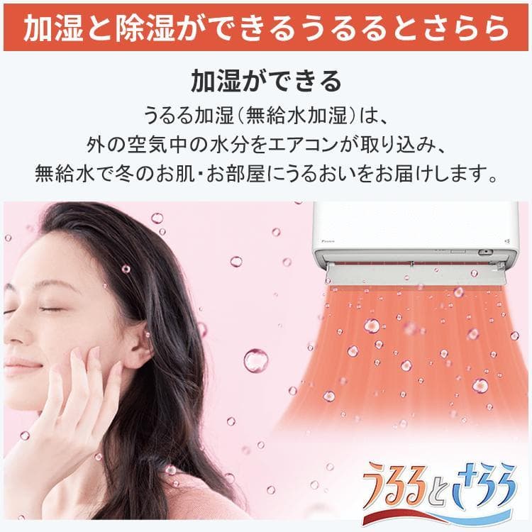 ◎未使用品 ダイキン うるさらX エアコン S405ATRP-W②主に12畳用