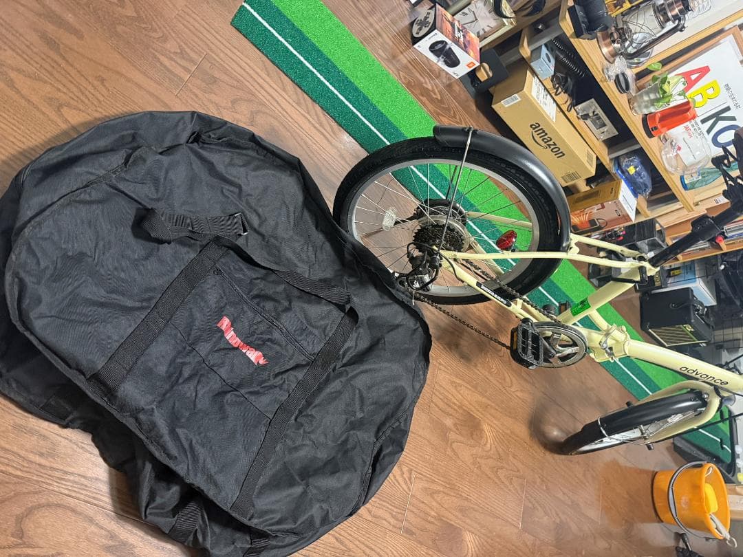 ◆ 折りたたみ自転車 & 収納バッグ （引取り限定＠千葉・我孫子）