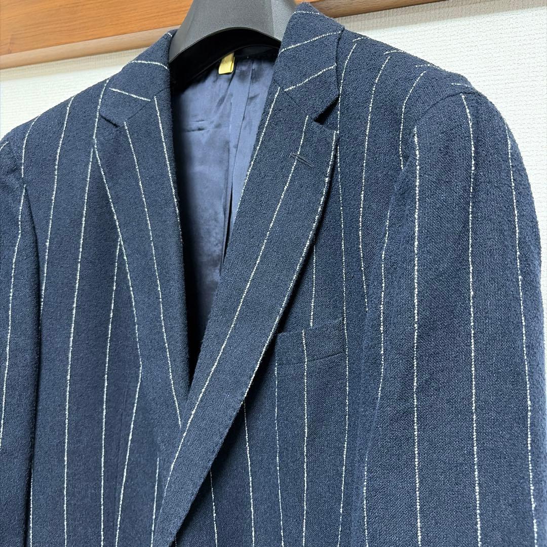 HUGO BOSS【ヒューゴ ボス】ストライプ柄 セットアップ パイル生地