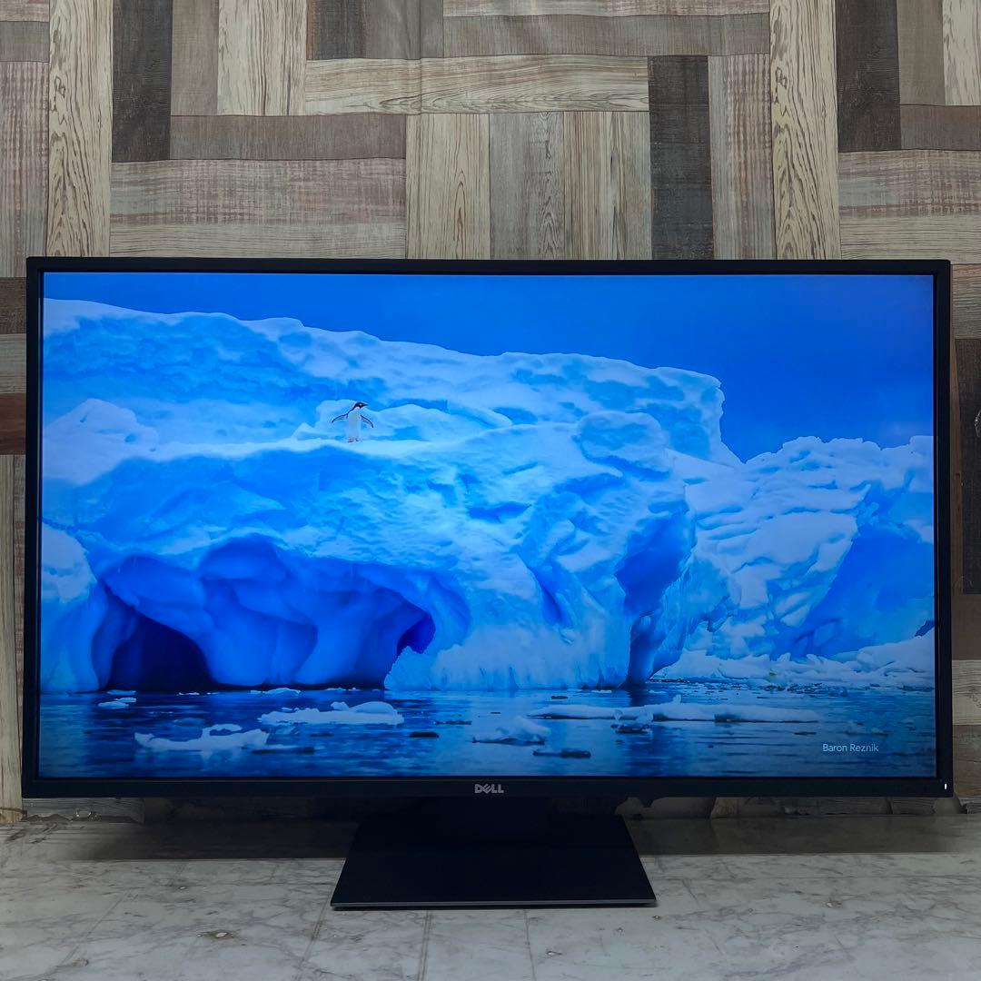 その受渡❣️全国送料込DELL4K43V型4画面同時表示 P4317Qスピーカー
