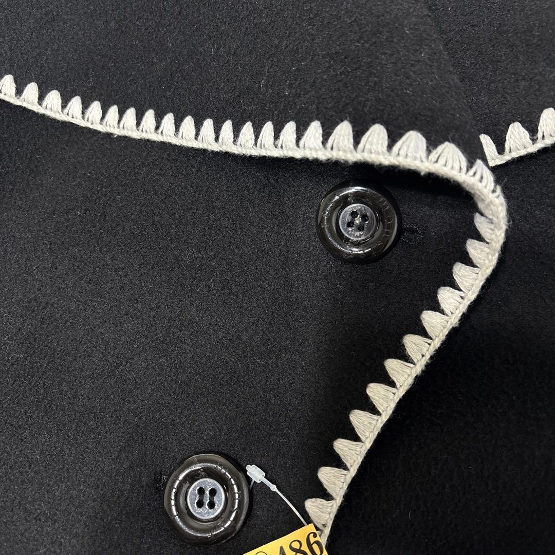 ロージーモンスター　ハマグリ　コート　ウール　ブラック　黒