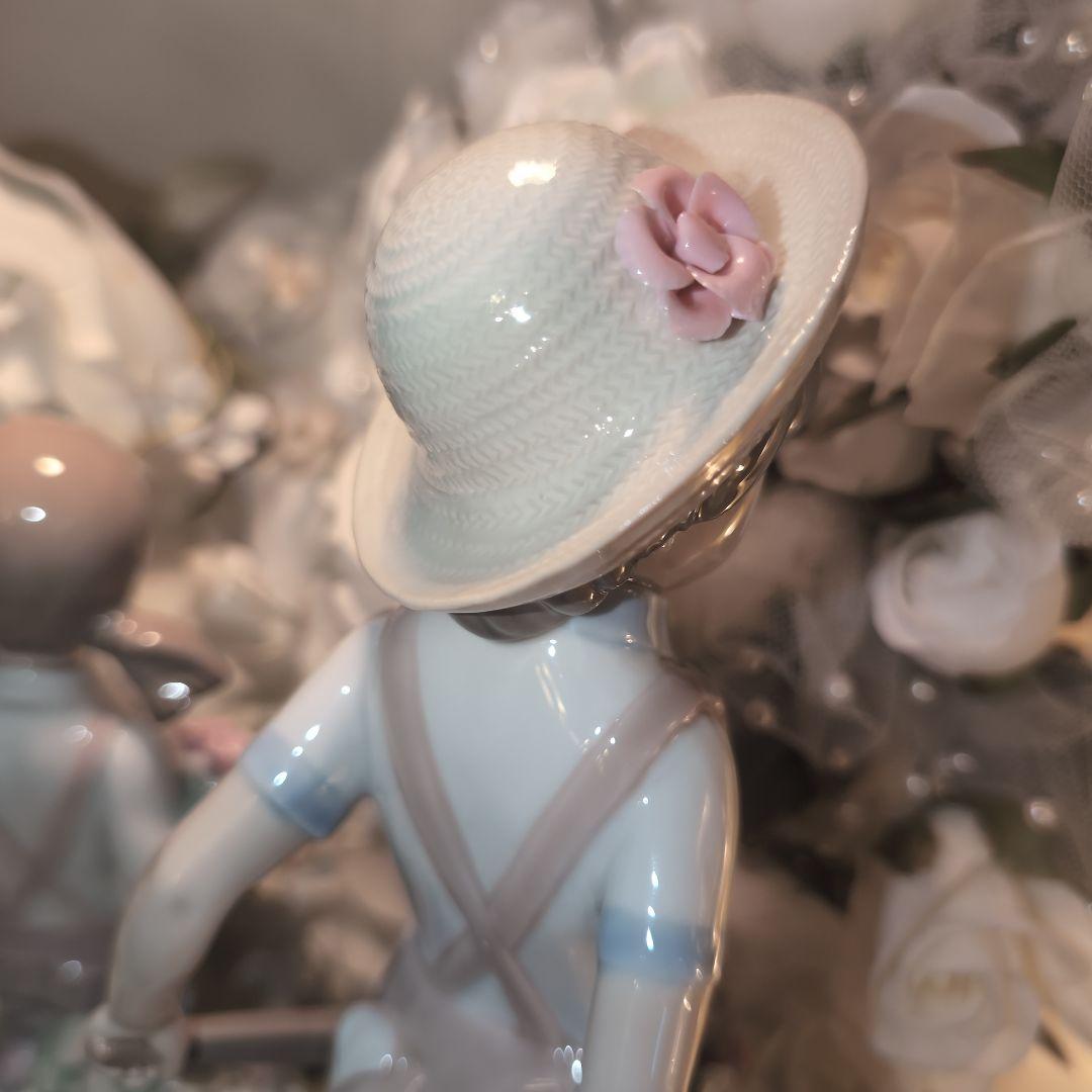 ♥LLADROリヤドロ♥ガラスケース付き♥三点セット❤️