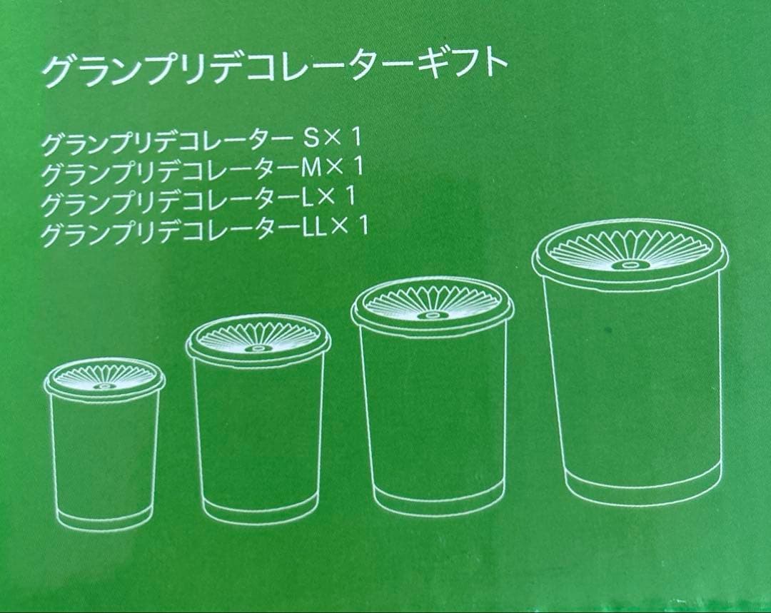 【未使用】タッパーウェア グランプリデコレーターギフト 限定カラー