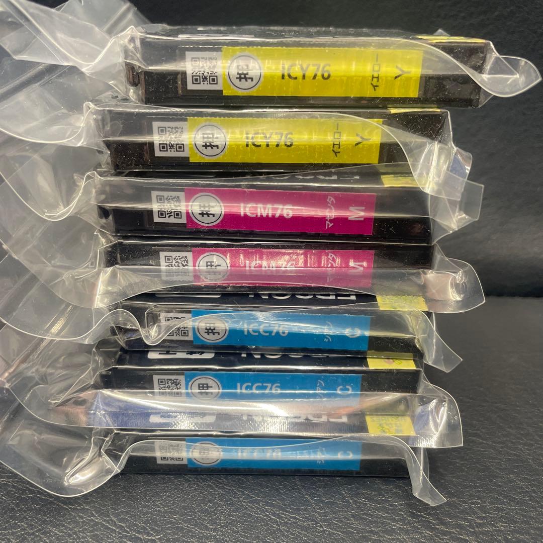 EPSON 新品純正　新品　IC76 カラーカートリッジセット　バラ売り不可