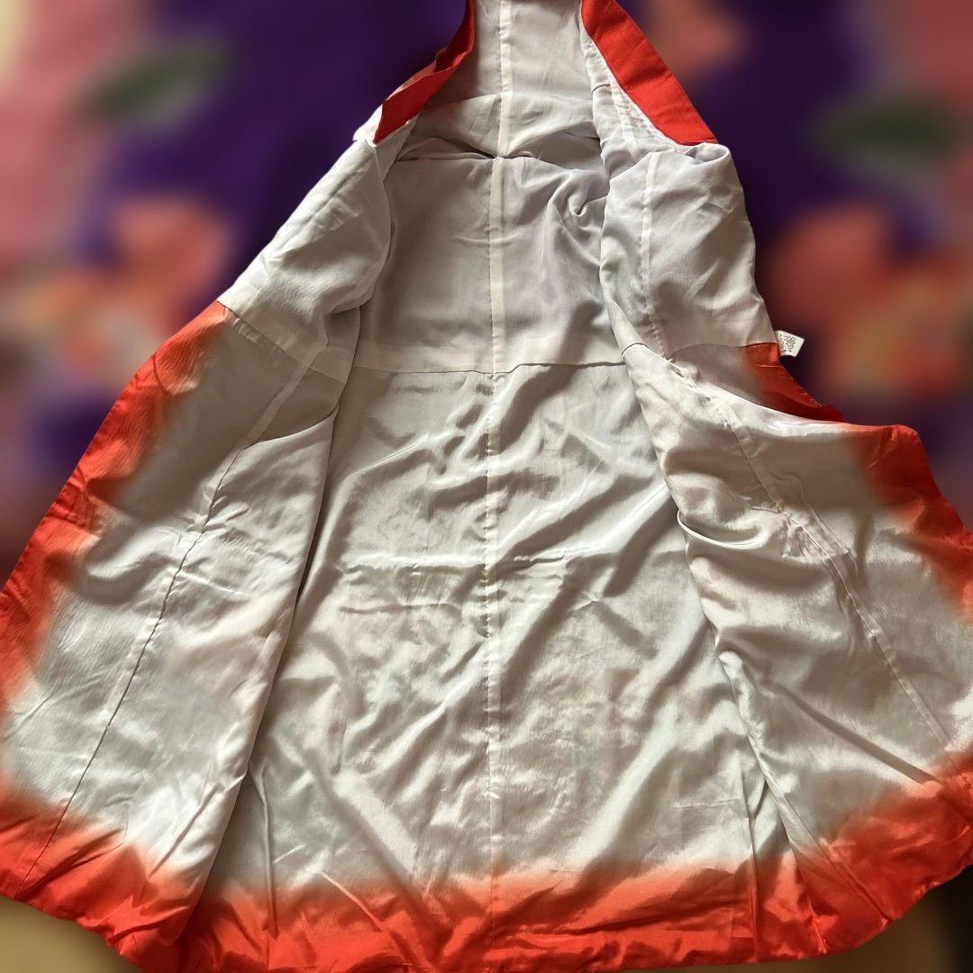 紫　七五三　7歳　女の子　セット　一式　絞り風　鹿の子　ポリエステル