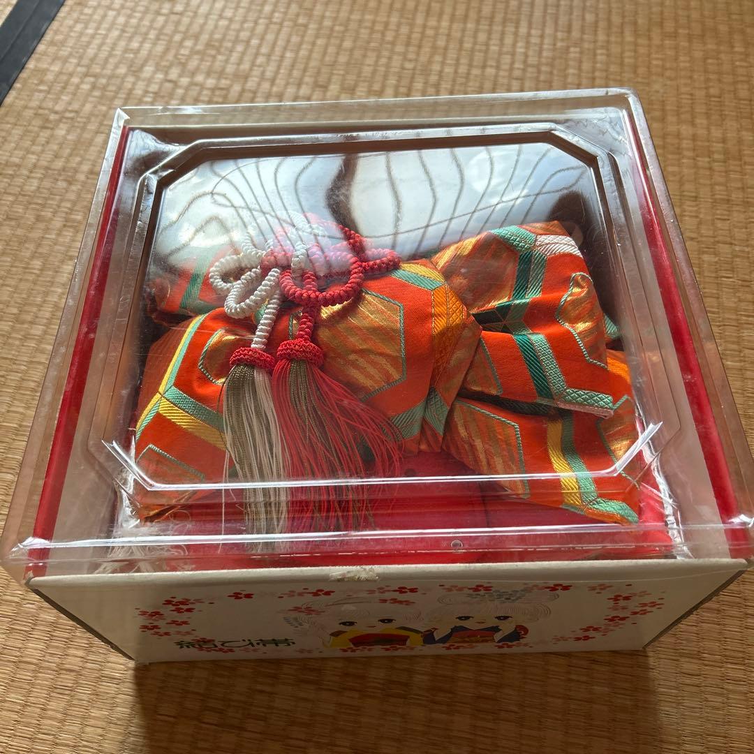 紫　七五三　7歳　女の子　セット　一式　絞り風　鹿の子　ポリエステル