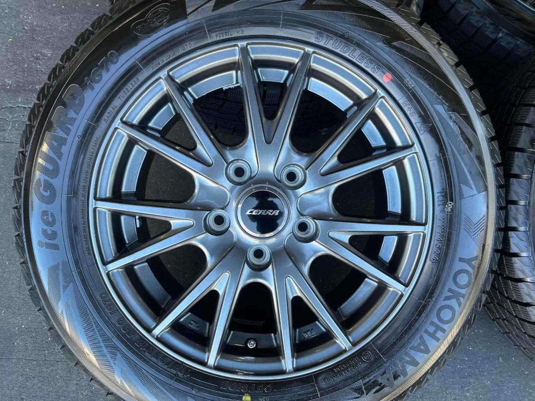 バリ溝スタッドレス 5穴 ホンダ フリード全般 185/65R15 CEARA