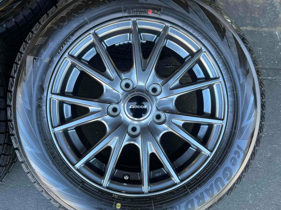 バリ溝スタッドレス 5穴 ホンダ フリード全般 185/65R15 CEARA