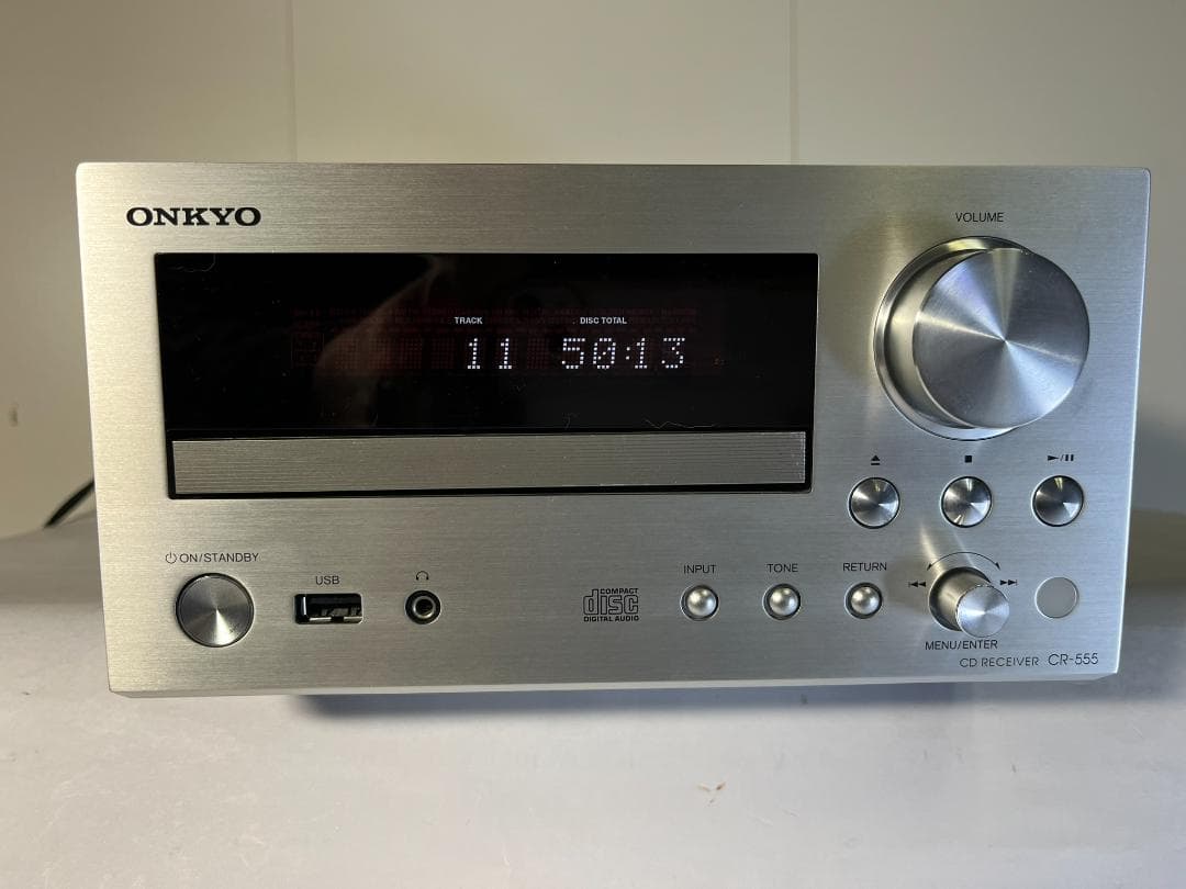 ONKYO オンキョー CR-555 CDレシバーアンプ/本体のみ中古品⑤