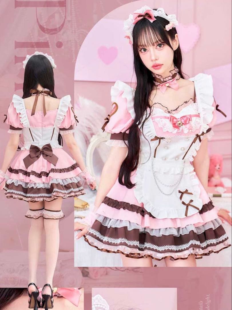 【完売品】Malymoon メルティホイップキャンディメイド ピンク