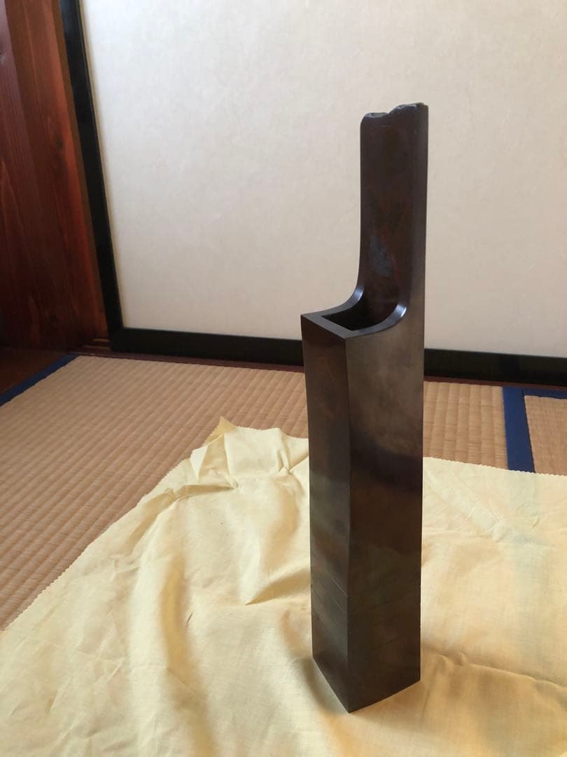 朱銅　汐声　大角勲氏作　共箱入