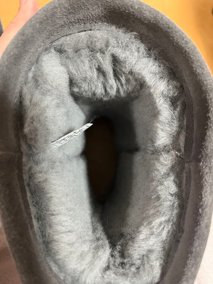 【未使用】UGG 防水ムートンブーツ グレー 24cm