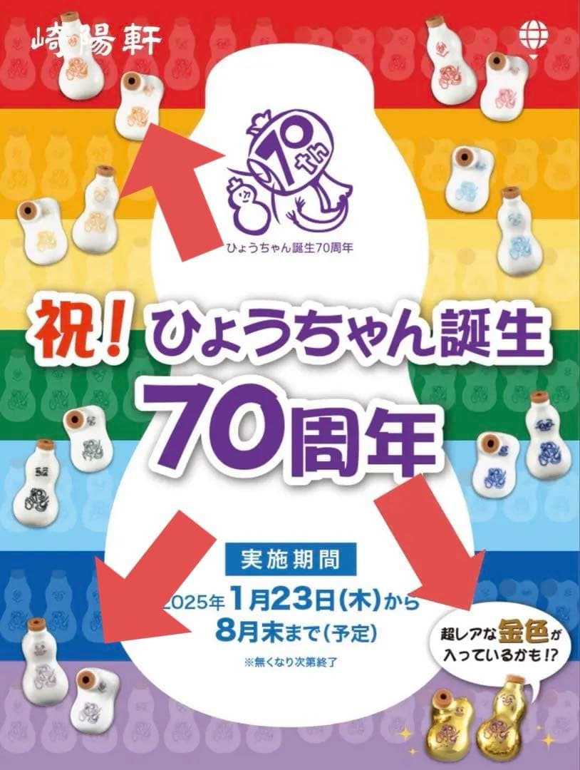 【非売品！】70周年 金色 ひょうちゃん♬セット売り