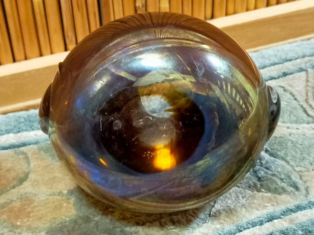 ♥銀化♥　ガラス　♥　花瓶　♥　花器　一輪挿し　骨董　古玩