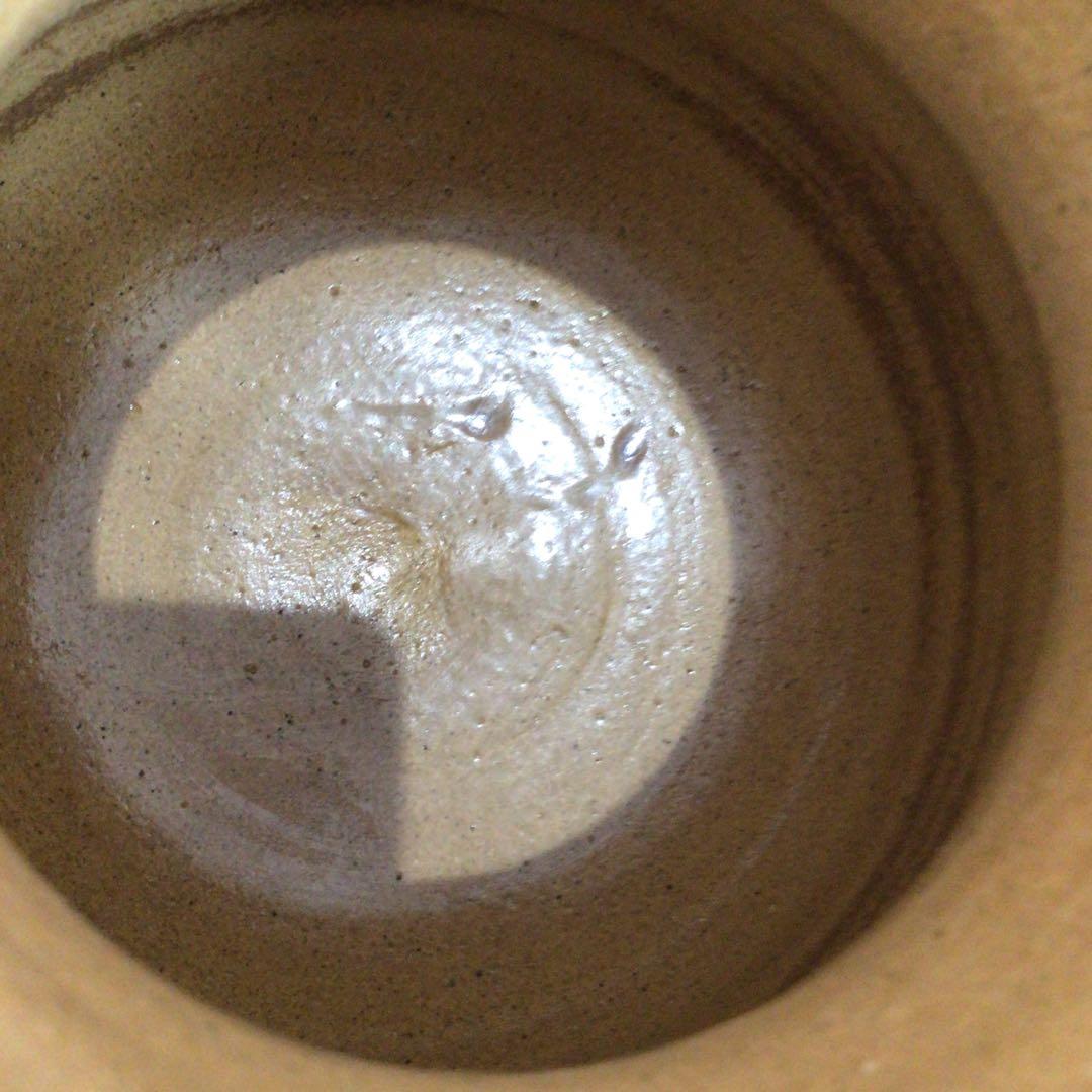 Ｓ１２６　水指　『芸州焼』『西本瑛泉造』『耳付水指』　共箱　茶道具