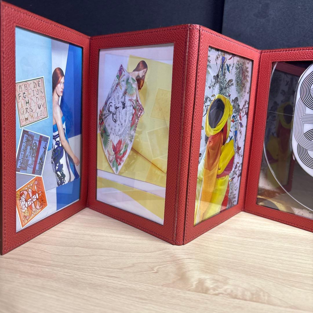 レザー　エルメス　多面体フォトフレーム