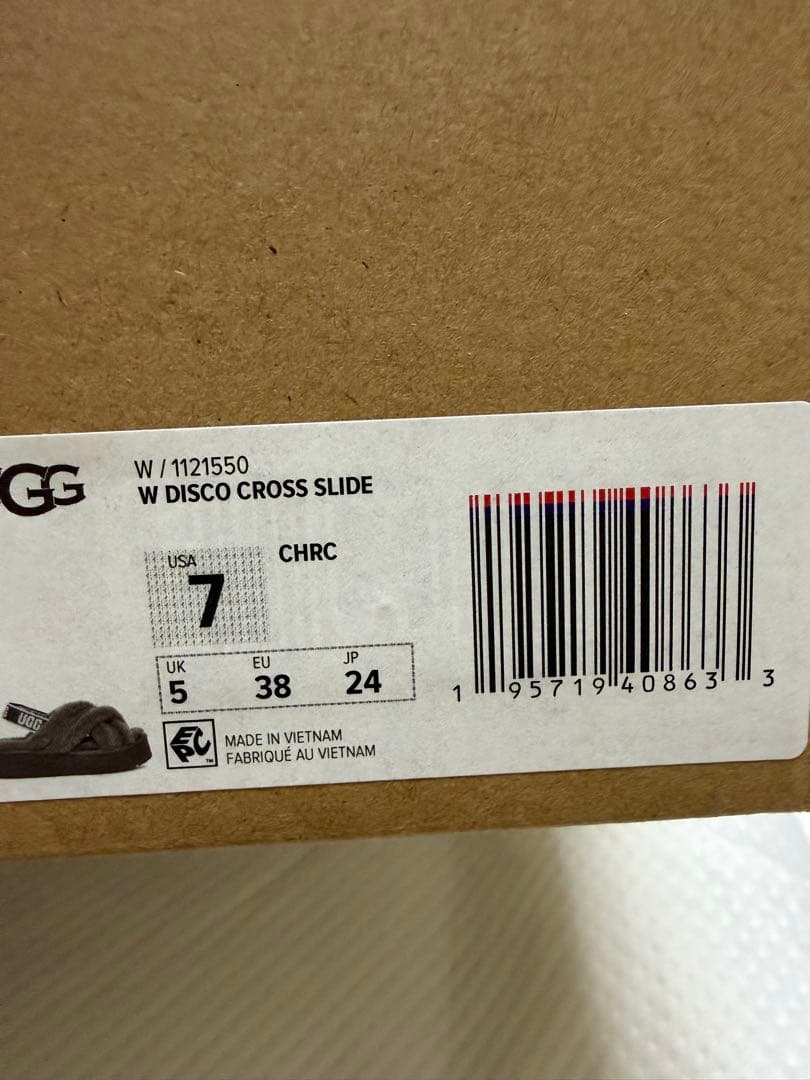 新品未使用UGGディスコクロススライド