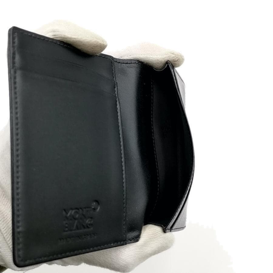 超美品 モンブラン 名刺入れ カードケース レザー 11-25112708