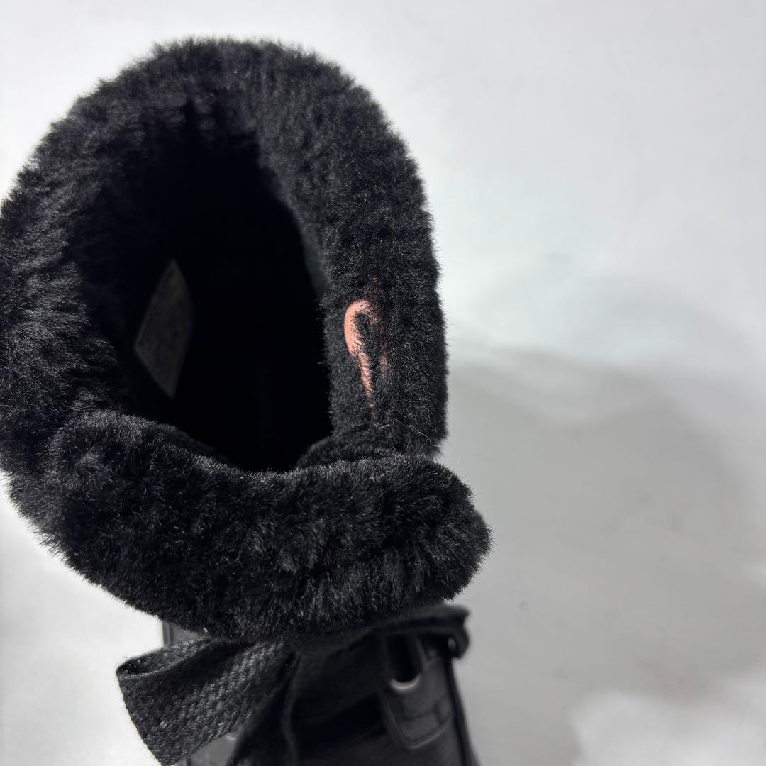 ソレル エクスプローラーラックス スノーブーツ レザー ボア 防水 黒US8