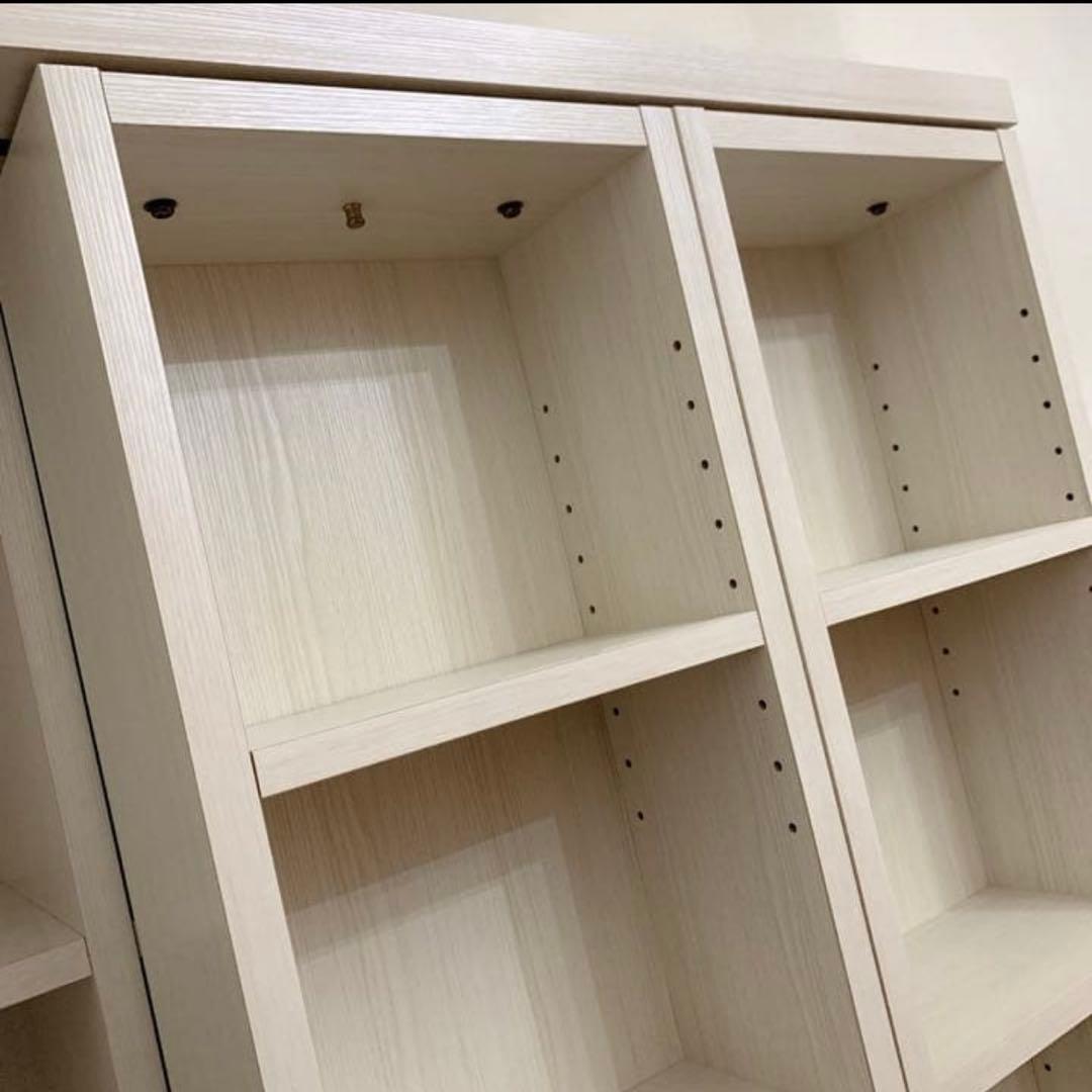 家財便&送料込　NITORI　スライド開閉式本棚　ニトリ