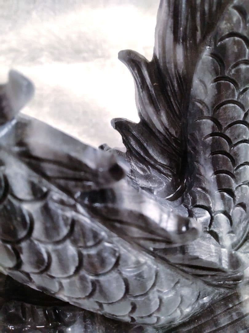 大理石ドラゴンの彫刻置物