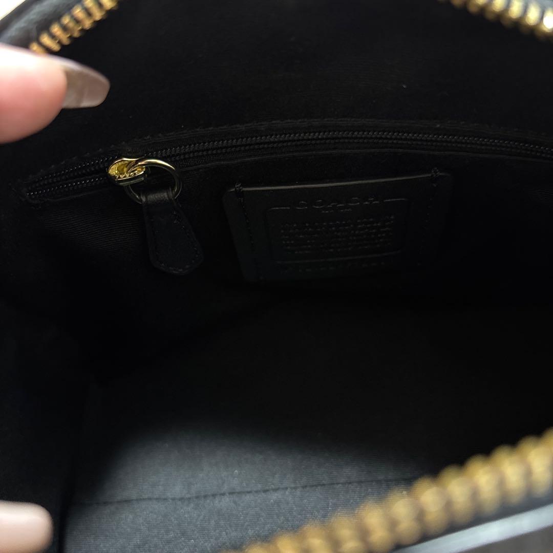 COACHハンドバッグ ブラック/ブラウン