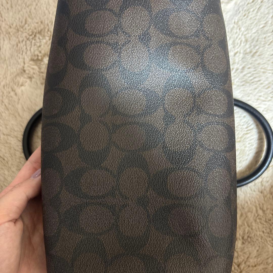 COACHハンドバッグ ブラック/ブラウン