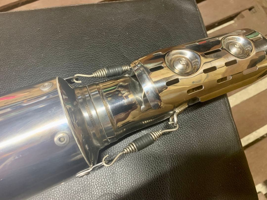 ホンダGB350用 モリワキ（MORIWAKI）スリップオンショートメガホン