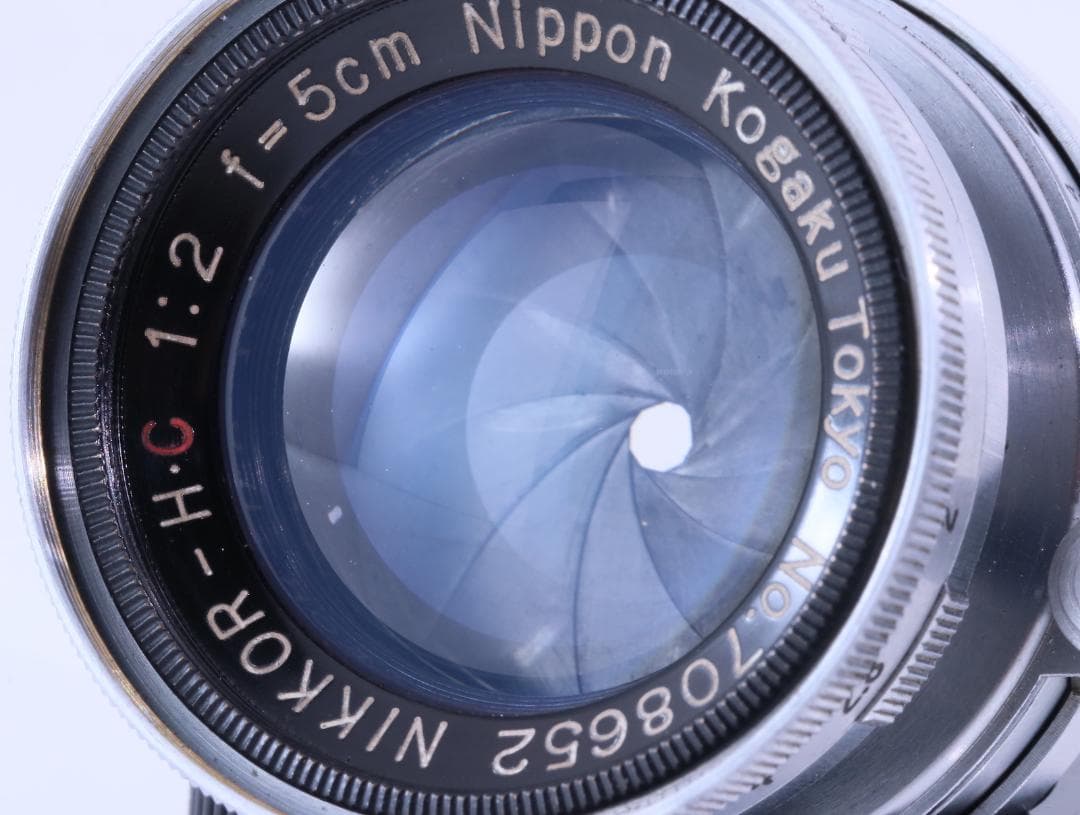 超希少 Nikkor H C 5cm F/2 沈胴式 初期シリアルL39レンズ