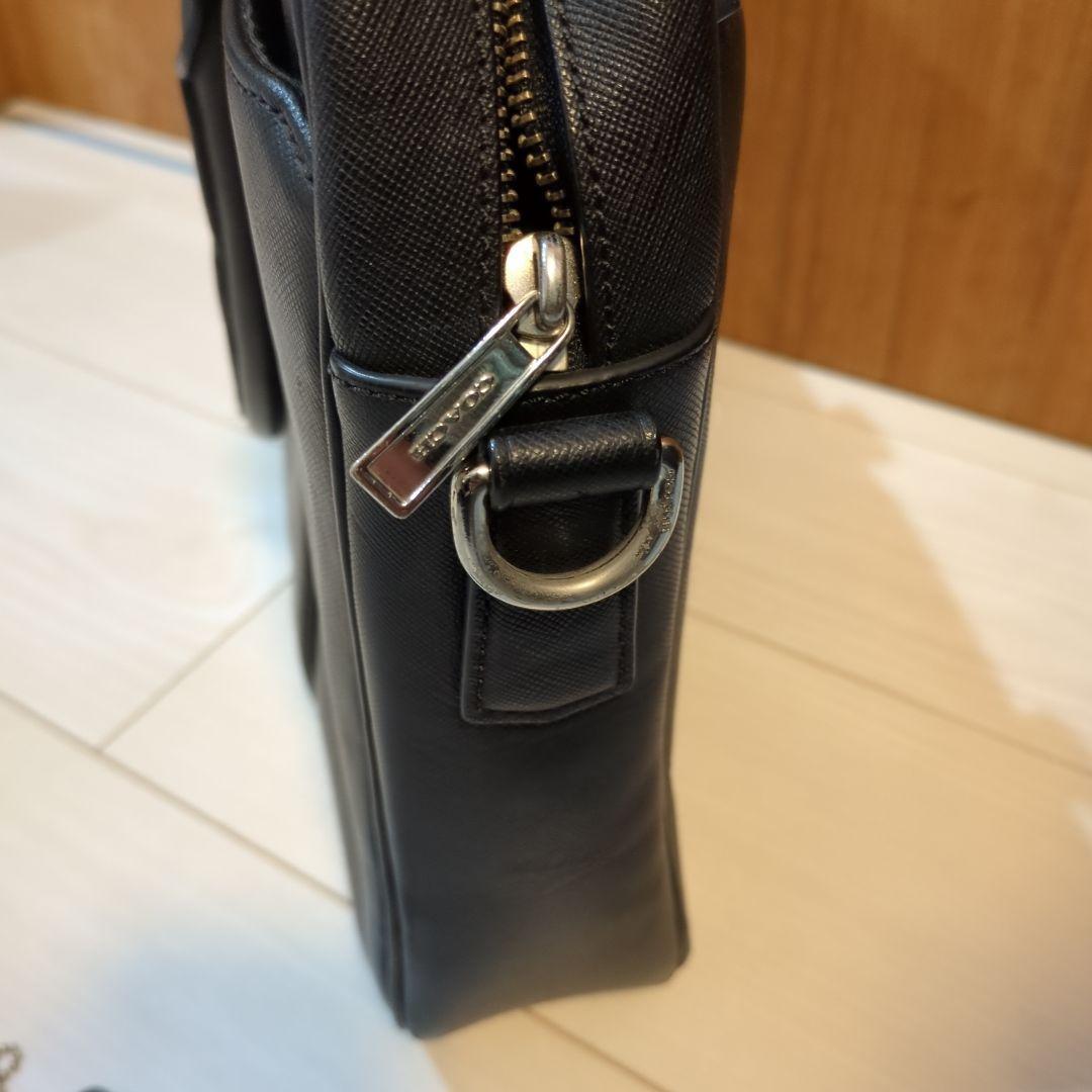 COACH コーチ レキシントン サフィアーノ レザー スリム ビジネスバッグ