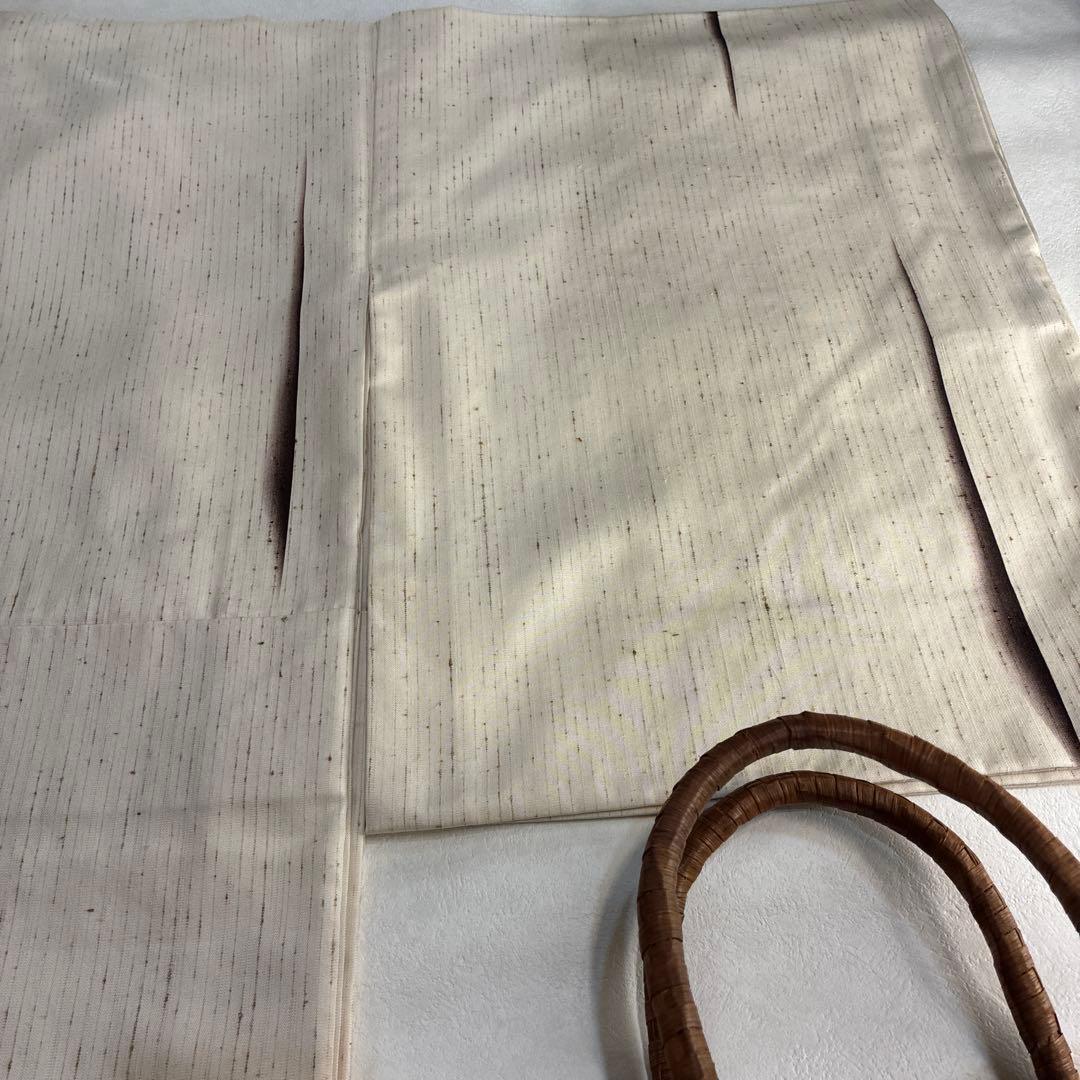 専用です　ぜんまい紬　縞　裄68