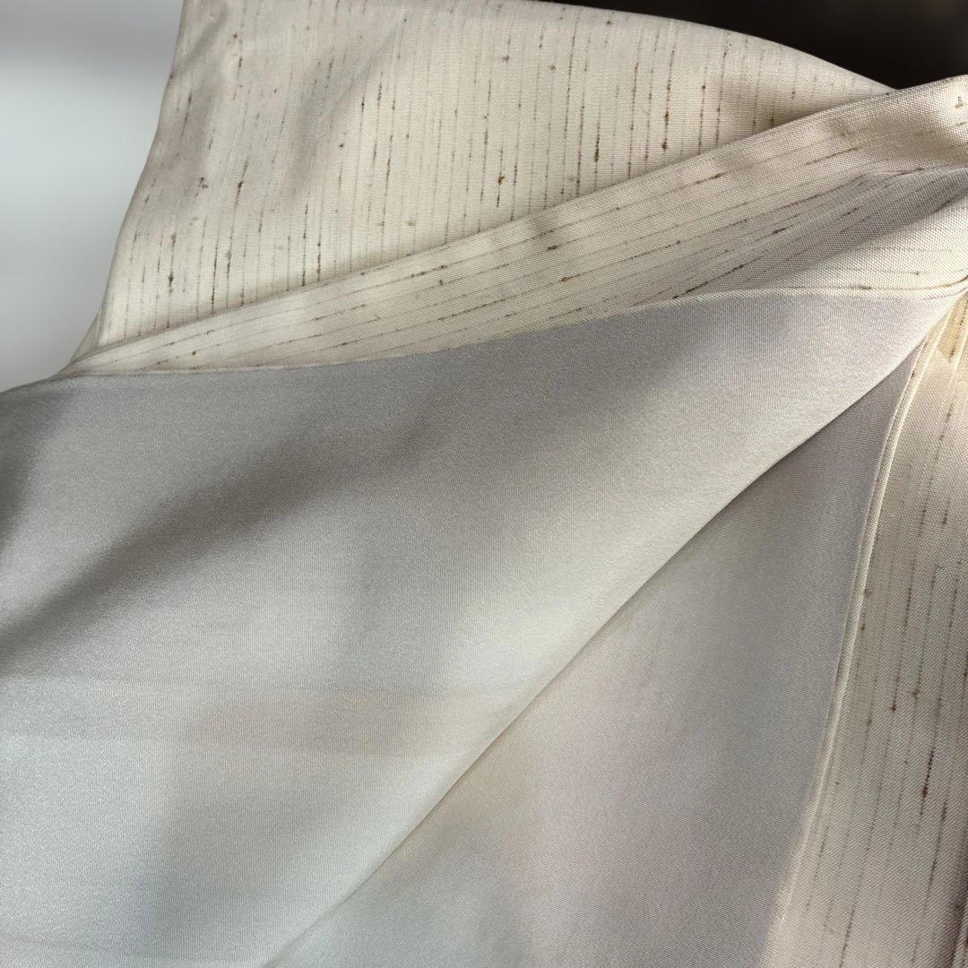 専用です　ぜんまい紬　縞　裄68