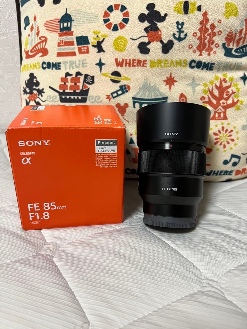 SONY FE 85mm F1.8 美品 保護フィルター付き