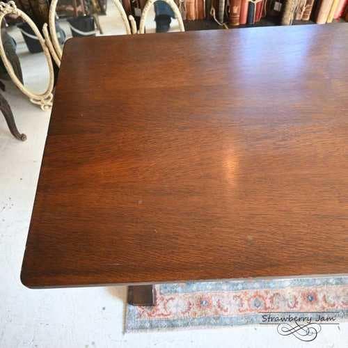 IFU-417 英国アンティーク オーク ダイニングテーブル 作業台 テーブル